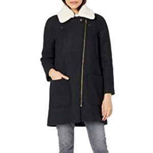 NWT Madewell Eldridge Zip Coat Insuluxe Fabric